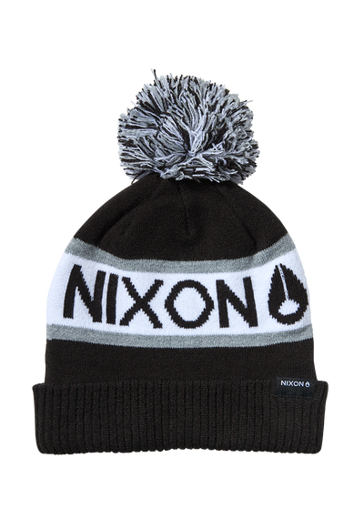 Teamster Beanie II - Schwarz / Weiß