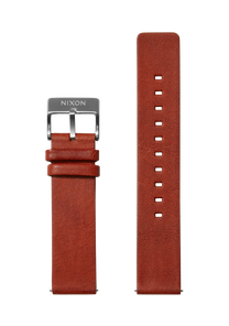 20mm Veg Tanned Leather Band - Braun View 1