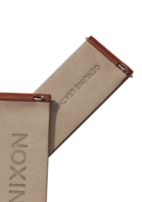 20mm Veg Tanned Leather Band - Braun View 3