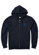 Sweat à capuche zippé intégral Spot - Bleu marine