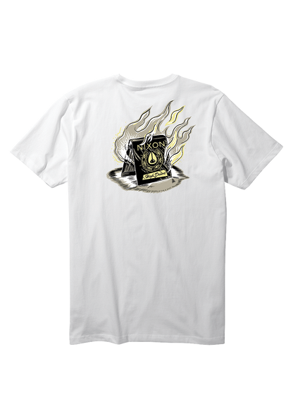 T-Shirt Burner - Blanc View 2