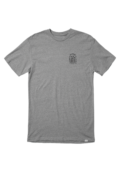 T-Shirt Temple - Gris foncé moucheté