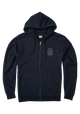 Sweatshirt Temple Zip Hoodie - Marine