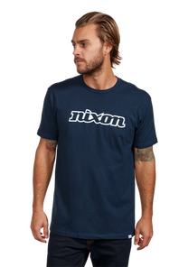 OG Script Eco-Repreve® T-Shirt - Bleu marine / blanc View 3