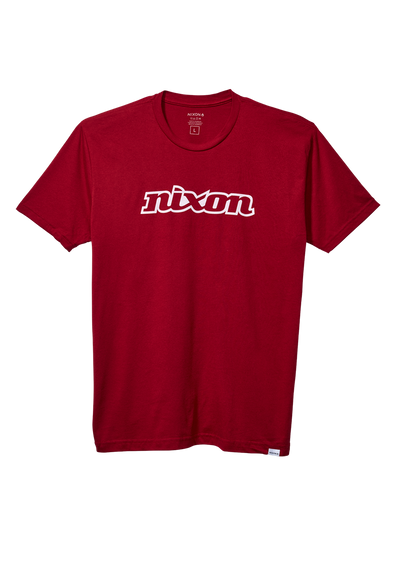 OG Script Eco-Repreve® T-Shirt - Rosso cardinale / bianco
