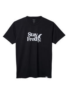 Stay Frothy Repreve® T-Shirt - Nero / bianco