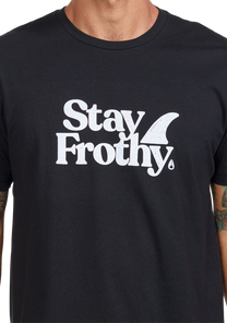 Stay Frothy Repreve® T-Shirt - Noir / blanc View 6
