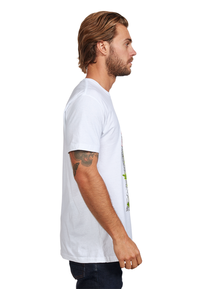 Warped Repreve® T-Shirt - Weiß / Mehrfarbig View 4