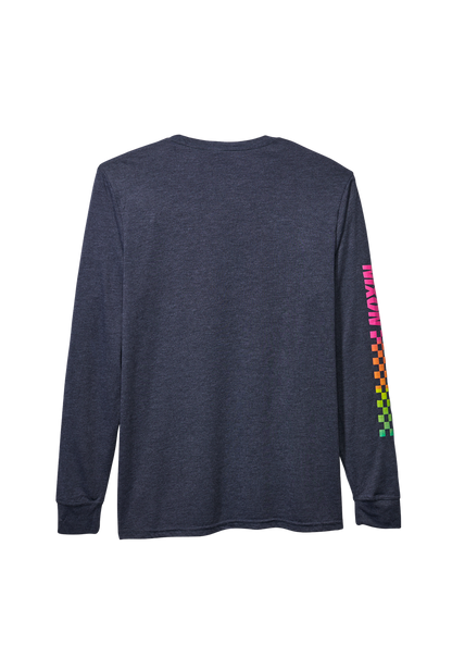 Circuit Long Sleeve Repreve® T-Shirt - Bleu marine / multicolore View 2